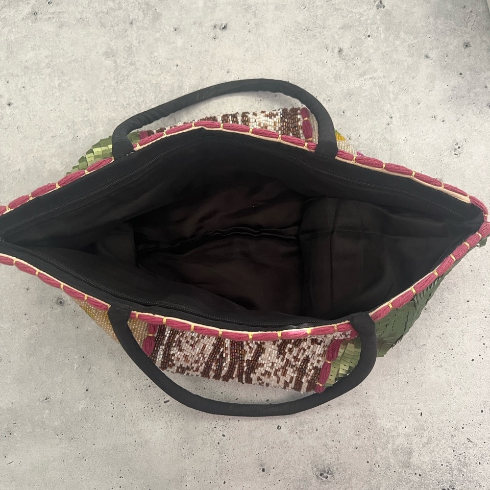 Artisan Multicolor Patchwork Tote Bag - image 5